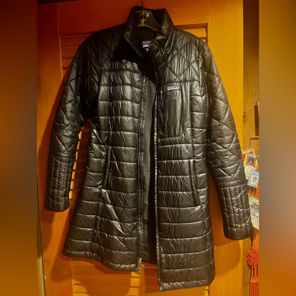 Patagonia Black Puffer Coat Insulated Quilted